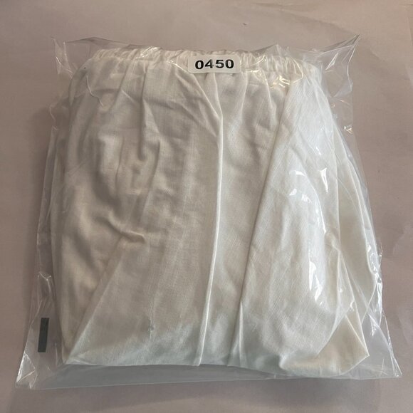 Glamorous Collection Smocked Bubble White Mini Dress. NWT - Picture 8 of 8